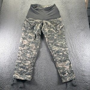 US Military Pant Womens S Brown Camouflage Cotton Cargo Straight Uniform Combat